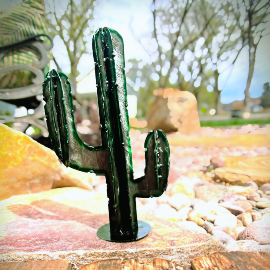 Cactus – 15" x 8" - 3D Metal Art
