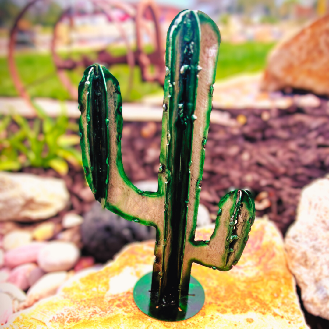 Cactus – 15" x 8" - 3D Metal Art
